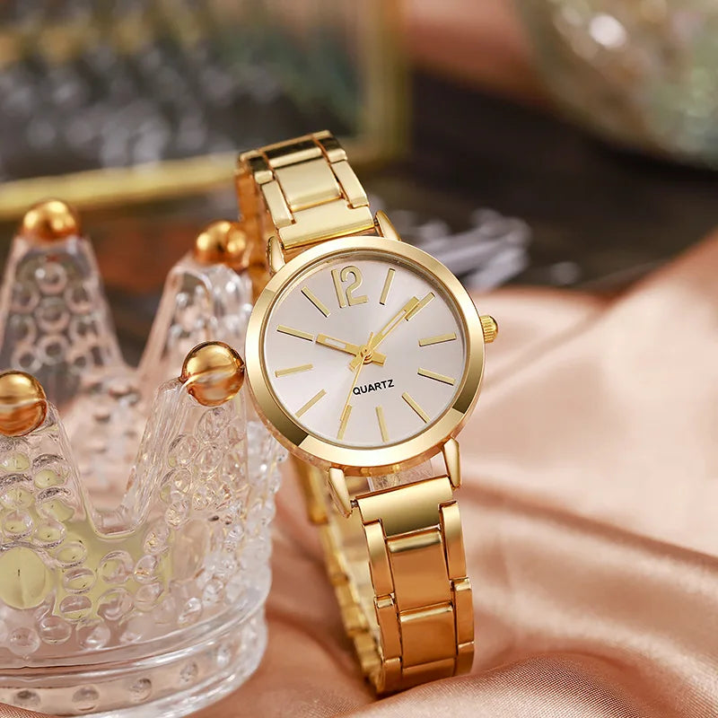 Relógio de pulso + pulseira grátis