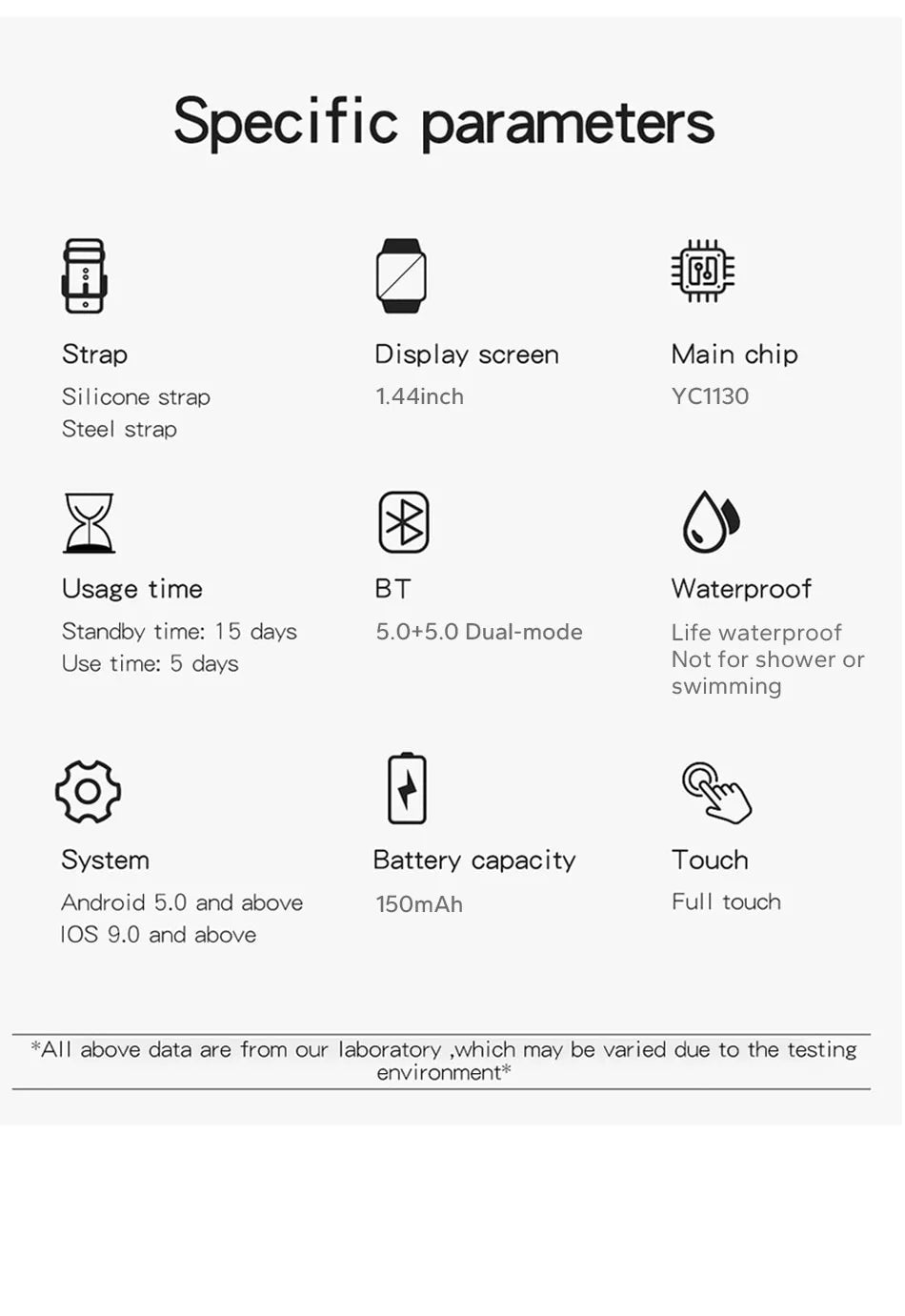Smartwatch Bluetooth