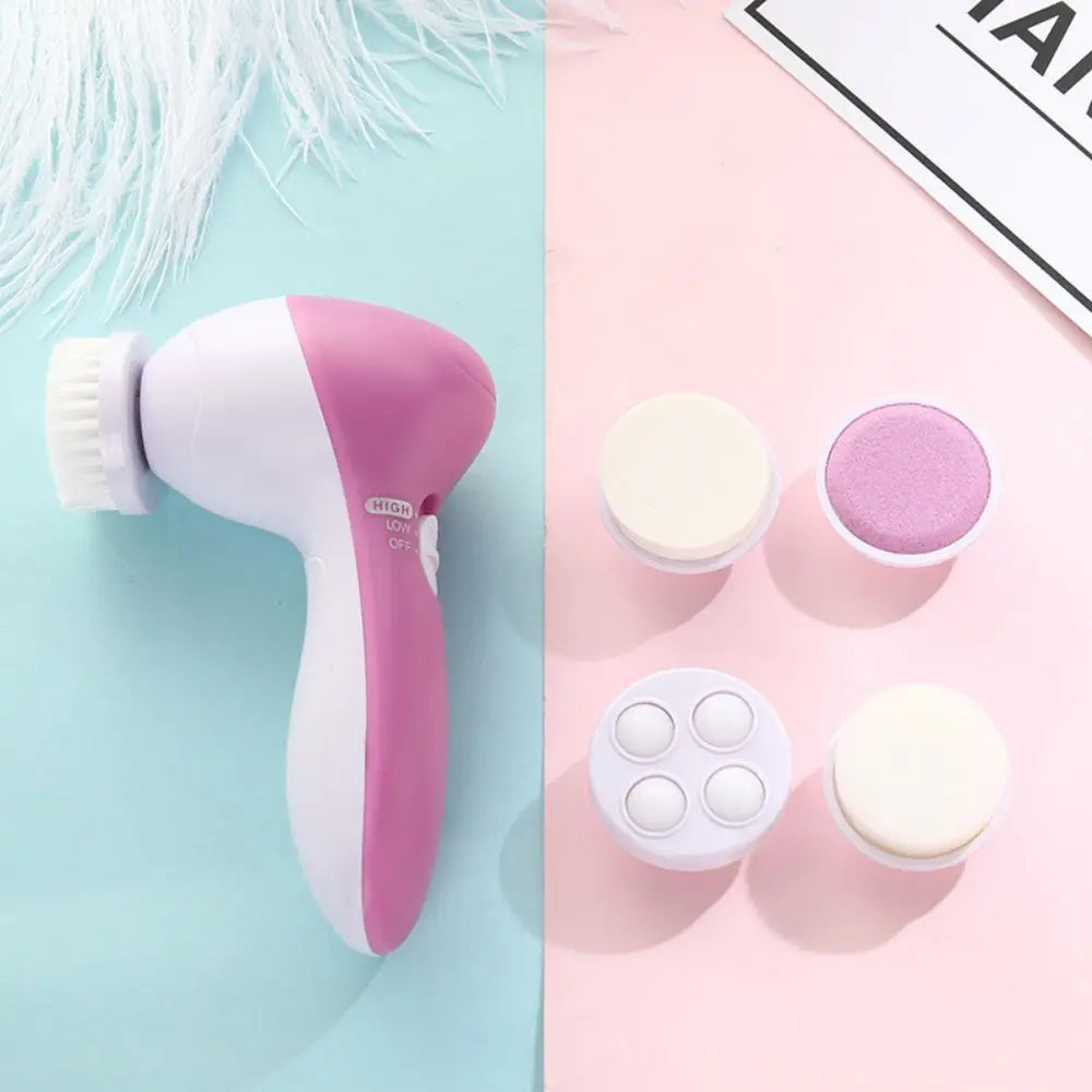Limpador Facial 5 em 1 Elétrico Portátil